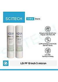 Combo 2 lõi lọc nước số 1 PP 10 inch 5 micron dùng trong máy lọc nước Nano/UF/RO, bộ lọc thô - Hàng chính hãng