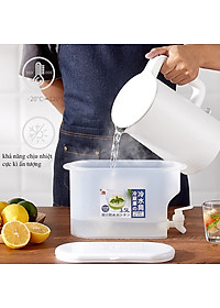 Bình Nước 3.5L Có Vòi Để Tủ Lạnh Cao Cấp,Đựng Nước Trái Cây Tiện Lợi Đa Năng Ngăn Nắp