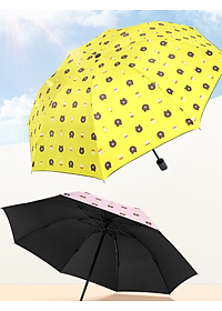 Dù Đi Mưa Gấp Gọn Hình Gấu 2 Lớp Chống Thấm Tốt - Hàng chính hãng