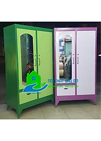 Tủ quần áo sắt 1m8 nhiều màu