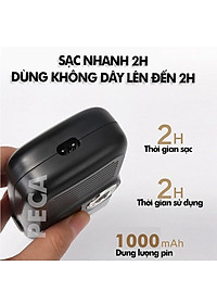 Nơi bán Máy cạo râu lưỡi kép 3 mức tốc độ Kemei KM-2026 màn hình LCD, công suất 5w mạnh mẽ dùng cạo trắng fade tóc, cạo trọc đầu tặng kèm lưỡi dự phòng