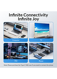 Hộp đựng ổ cứng 2.5" ORICO 25WP1-U3-BK - Hàng Chính Hãng