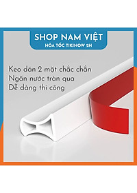 Thanh Dán Silicon Chặn Nước Tràn Cho Phòng Tắm, Nhà Vệ Sinh