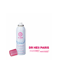 [ Tặng chai 150ml ] Xịt khoáng cấp ẩm da Dr HER Paris_400ML