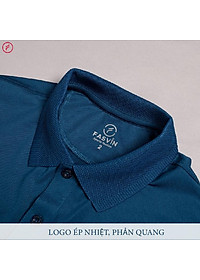 Bộ quần áo thun thể thao nam Fasvin AB22506.HN cộc tay cổ bẻ vải thể thao mềm nhẹ co giãn tốt