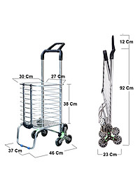 XE KÉO ĐI CHỢ HỢP KIM NHÔM SIÊU NHẸ, SIÊU BỀN NIKITA