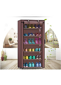 Tủ Vải Đựng Giày Dép 7 Tầng Họa Tiết Nhiều Màu