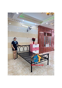 Giường sắt kiểu mới nhiều kích thước từ 1m đến 1m8