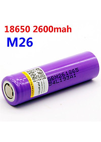 Pin Sạc LiitoKala M26 Lithium 2600MAH tốc độ xả 10A liên tục Hàng Chính Hãng