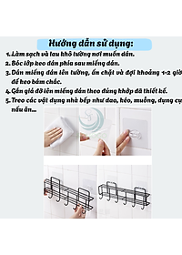 Giá treo dao kéo và dụng cụ nhà bếp dán tường không khoan- Kệ treo đồ nhà bếp đa năng chống rỉ sét - Kệ dán tường treo dao muỗng tiện lợi- Giá đỡ dụng cụ bếp bằng kim loại sơn tĩnh điện- Kệ nhà bếp treo tường chịu lực cao
