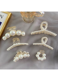Kẹp tóc càng cua đính ngọc mẫu 1 KAH185