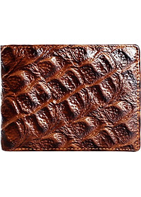 Bộ Ví & Thắt Lưng Nam Vân Cá Sấu Huy Hoàng HT2118-HT4118 (23 x 11,5 cm) - Nâu