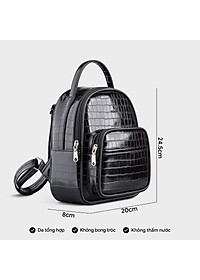 Balo Yuumy ( Thời trang nữ thiết kế tối giản - Balo da Verein YBA83 )