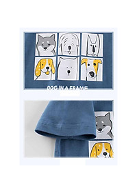 Áo thun cho bé trai Easy Baby kiểu dáng cá tính, chất cotton mềm mại thoáng mát cho bé từ 10-22kg (ST-1115B)