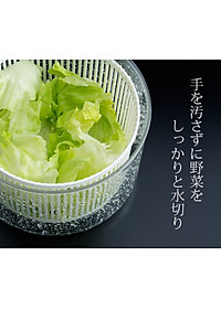 Rổ quay rau Nhật Bản Pearl Metal (2.7L/ 4.45L/ 6.6L) - Hàng nội địa Nhật Bản |#nhập khẩu chính hãng| |#Made in Japan| |#H-580|#H-614|#H-581|