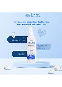 Natureine AQUA PEEL Moisture Peeling Gel - Chai 200ml - Gel tẩy tế bào da chết, cấp ẩm Nhật Bản - Chính Hãng 
