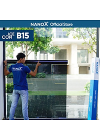 Phim cách nhiệt kính nhà NanoX B15 chống nắng nóng & chống UV màu tối