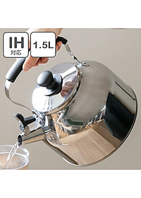 Ấm đun nước bếp từ Excellent, thân bằng Inox 18-8 không gỉ- hàng nội địa Nhật Bản 