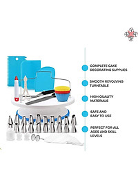 Set 106 Dụng Cụ Trang Trí Bánh Kem Bằng Thép Không Gỉ