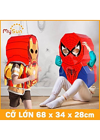 Bộ đồ chơi hóa trang bìa carton SIÊU NHÂN Marvel người nhện Spiderman, Iron man, Batman, Hulk, Thanos, Thor