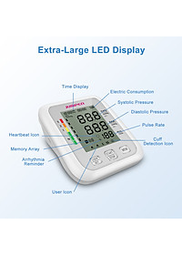 Máy đo huyết áp bắp tay Jumper JPD-HA120 chứng nhận FDA Hoa Kỳ (Bluetooth + APP điện thoại)