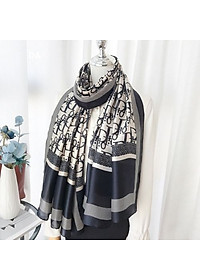 Khăn Lụa Dài Khăn Choàng Lụa Dáng Dài Đi Biển Hot Trend Họa Tiết Thanh Lịch Nhẹ Nhàng Size180x90 Quàng Cổ , Áo Choàng