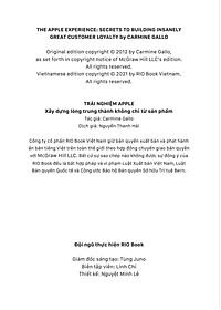 Sách Trải Nghiệm Apple - Xây Dựng Lòng Trung Thành Không Chỉ Từ Sản Phẩm