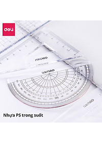 Bộ dụng cụ eke thước đo độ học sinh Deli - 1 bộ - 71988