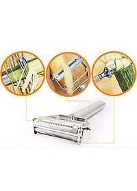 Nạo sợi rau củ cầm tay 3 in 1 inox 304 - Đa dạng, nhiều công dụng như gọt rau củ quả, bào nhỏ cà rốt
