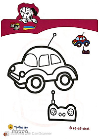 Sách Tô Màu Cùng Cún Con - Tô Màu Đồ Chơi Và Nhân Vật