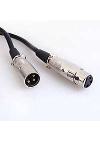 SOAIY Cáp Canon XLR 2 Đầu Đực Cái cho Micro condenser Live Stream Dài 2.5m - Hàng Nhập Khẩu