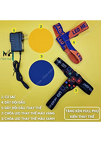Đèn pin đội đầu siêu sáng XJ 9158 chiếu xa 1000m tích điện 12 giờ đổi 3 màu tặng kèm dây đeo đầu thay thế Đèn đội đầu