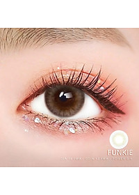 Kính áp tròng xám tây tự nhiên Funkie thương hiệu Angel Eyes đường kính nhỏ có độ từ 0 đến 8