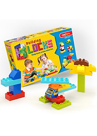 Đồ chơi lắp ráp ghép hình cơ bản khối lớn - CRESTA DK81020 (52 chi tiết)