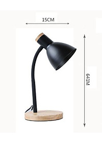 Đèn bàn GOBLIN đế gỗ trang trí nội thất hiện đại