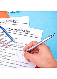 Bút Chì Bấm 0.5 mm - Vỏ Kim Loại - Deli 6492 (Mẫu Màu Giao Ngẫu Nhiên)