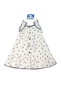 Đầm bé gái họa tiết Cherry nhí đen dây đũi xược - AICDBGMVZEKN - AIN Closet