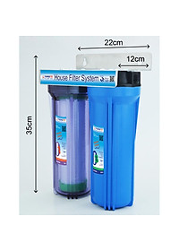 Bộ lọc nước thô đầu nguồn 2 cấp lọc 10inch Yamato YMTH10-2TX