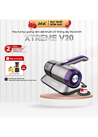 Máy hút bụi giường nệm không dây UV PerySmith XTREME V20 cầm tay hiện đại – Hàng chính hãng