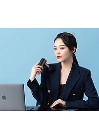 Súng massage cầm tay thư giãn cơ Booster MINI 2 - Cảm biến lực đấm thông minh Ai - Màu đen