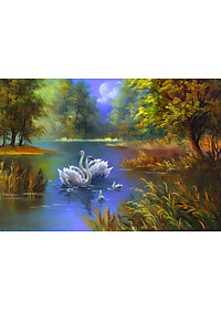 Bộ tranh xếp hình jigsaw puzzle cao cấp 330 mảnh – Gia Đình Nhỏ