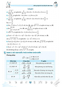 Sổ Tay Luyện Thi Vào Lớp 10 Môn Toán