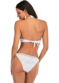 Bikini len móc thời trang biển mua hè phong cách châu âu AB03