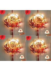 Vòng Treo Tết Trang Trí Cửa Nhà Chữ Phúc Lộc Thọ - Thần Tài - Liễn Đỏ Vàng May Mắn - HÀNG CHÍNH HÃNG MINIIN