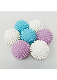 Bộ 2 Bóng giặt thông minh 6.5cm- Quả bóng giặt gai đa năng- Bóng giặt không cần xà phòng- Bóng massage giặt đồ 6.5cm- Bóng giặt tiết kiệm nước và điện- Bóng làm mềm vải tự nhiên- Bóng giặt bảo vệ môi trường- sBóng giặt thông minh không hóa chất