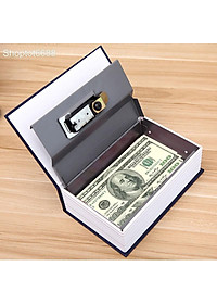 Két sắt giấu đồ hình quyển sách độc đáo, trang bị khóa số có thể thay đổi mã