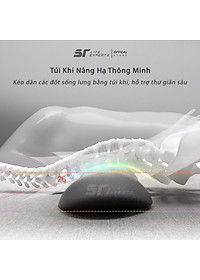 Gối Kê Lưng Massage Túi Khí Kéo Dãn,Tích Hợp Chườm Nóng Công Thái Học, Giảm Đau Cột Sống - Sairui