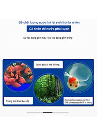 Sứ Lọc Hồ Cá 1.5KG/2KG vật liệu lọc nước bể cá cảnh, hồ thủy sinh cao cấp