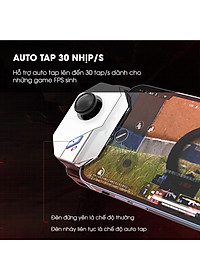 Tay cầm chơi game điện thoại Memo MB02 - Joystick hỗ trợ macro ghìm tâm auto tap liên quân ff pubg tốc chiến mobile - Hàng nhập khẩu