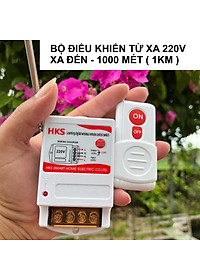 Bộ Điều Khiển Từ Xa 220V Cho Máy Bơm, Đèn – Tầm Xa 1–5KM, Chịu Tải 40A 3000W Loại Xịn